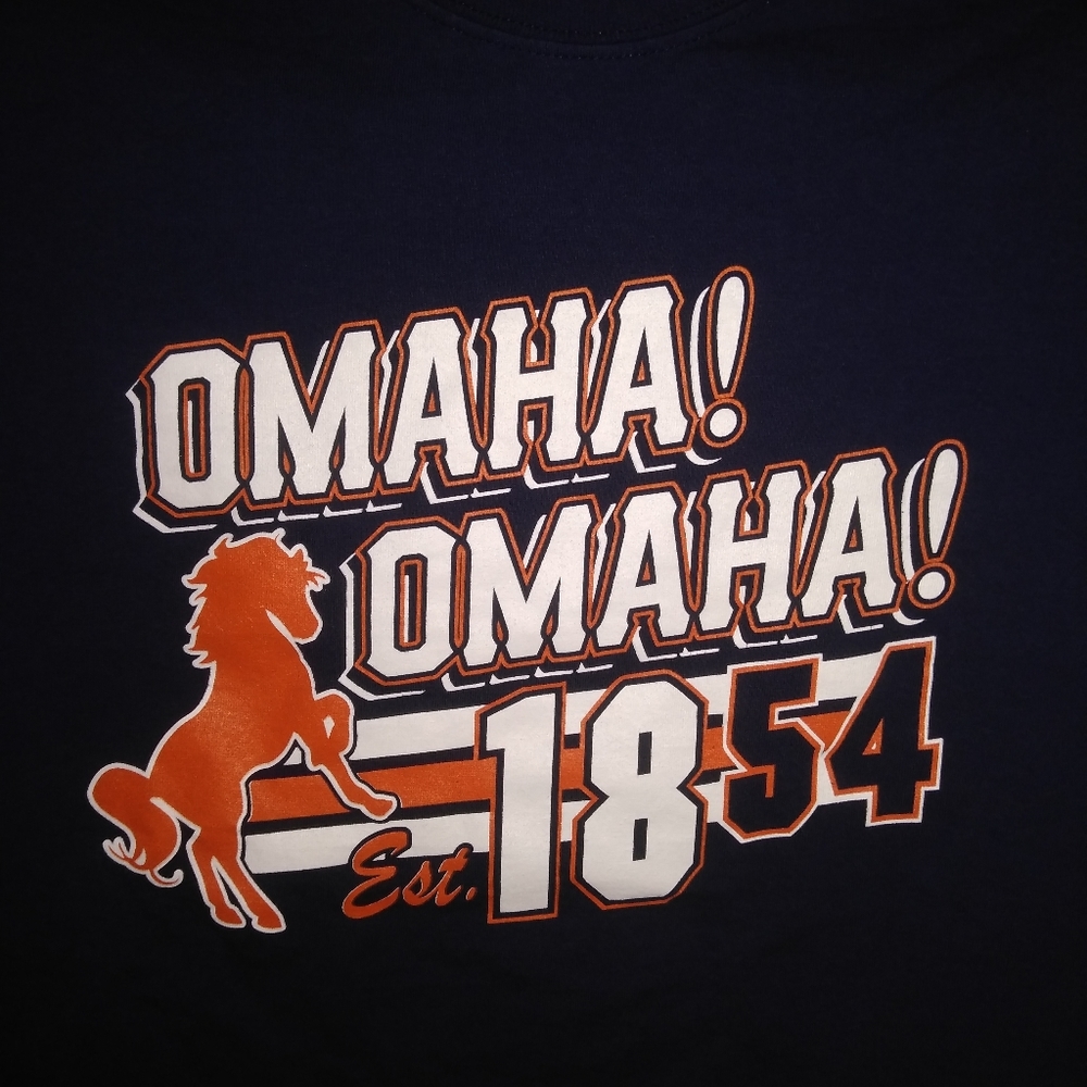 Omaha, Omaha Peyton Manning shirt.